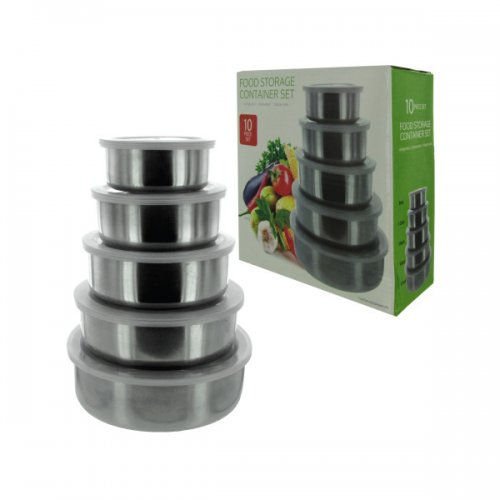 Nesting Metal Food Storage Container Set