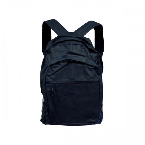 Navy Blue Backpack With Storage Pockets