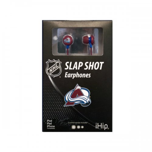 Nhl Licensed Colorado Avalanche Earphones