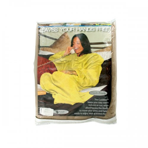 Super Soft Fleece Snuggle Blanket With Sleeves