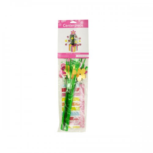 Flower Cheer Happy Birthday Table Centerpiece