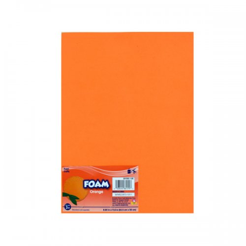 Orange Craft Foam Sheet