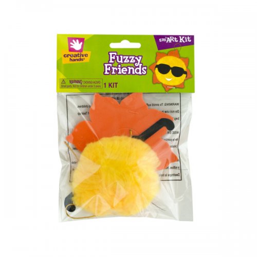 Foam Sun Fuzzy Friends Craft Kit