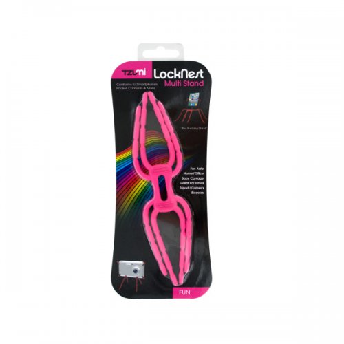 Pink Lock Nest Multi-purpose Phone Stand