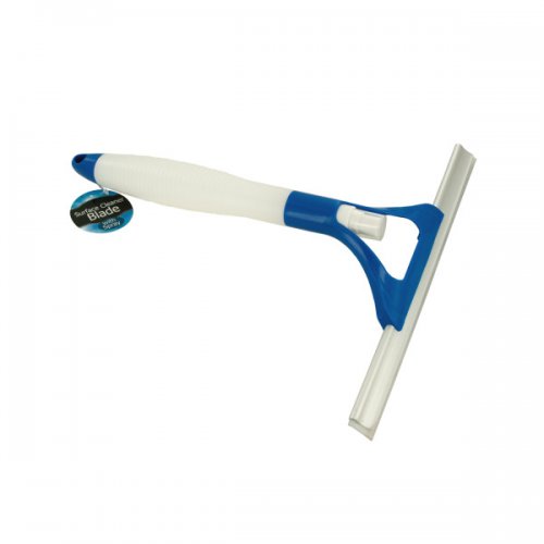 Window Squeegee With Built-in Spray Bottle