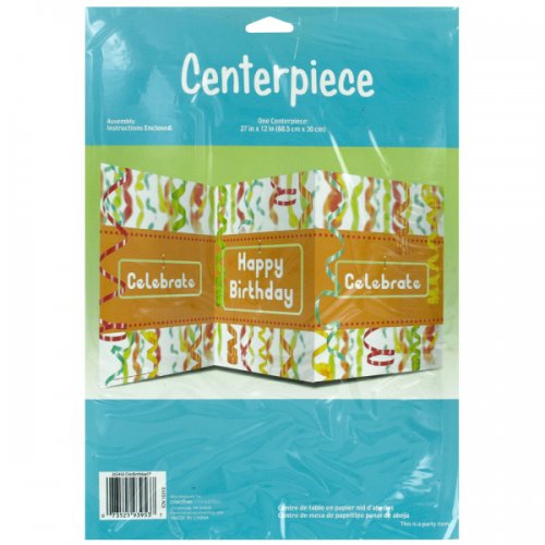 Chic Happy Birthday Table Centerpiece