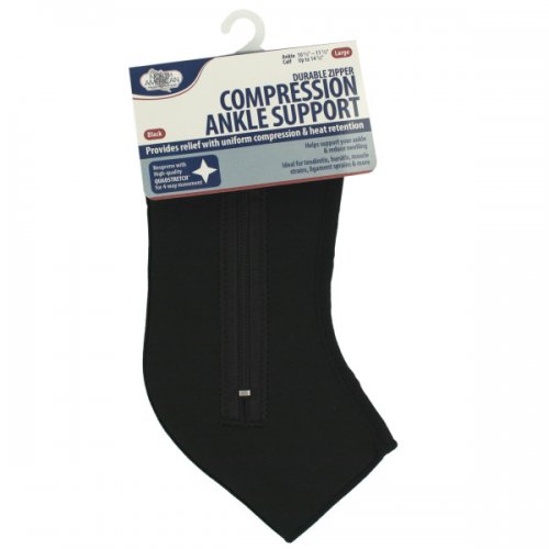 Large Black Compression Ankle Support