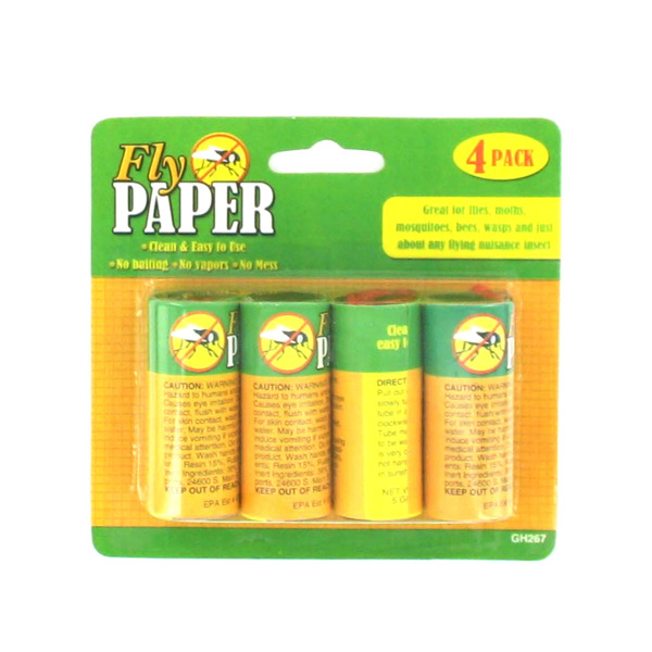 4 Pack Rolled Fly Paper