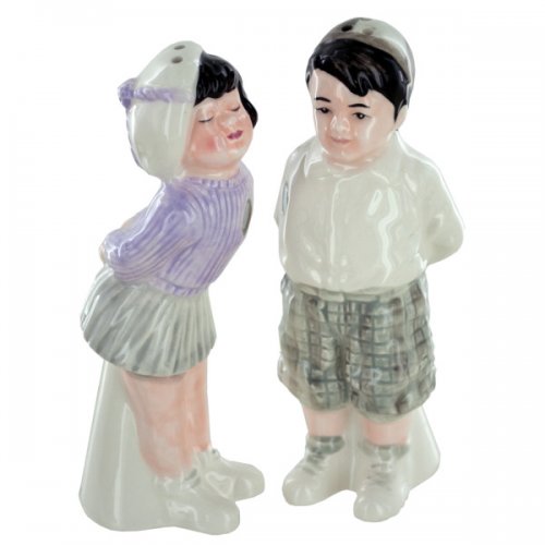 Darla &amp; Spanky Salt &amp; Pepper Shakers Set