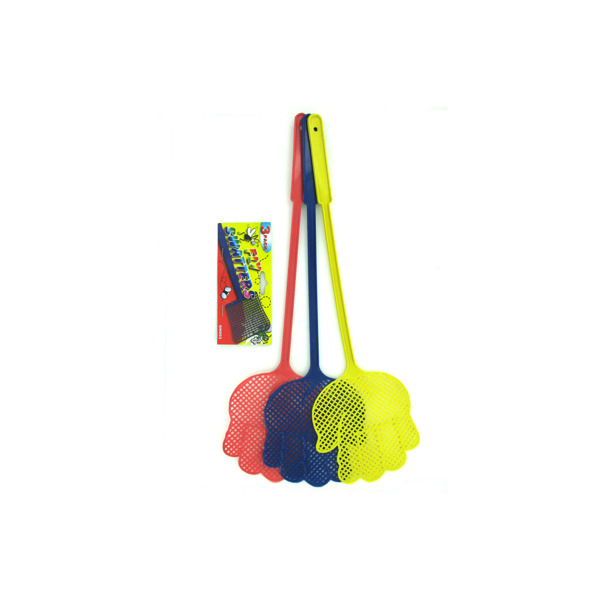 3 Pack Fly Swatters (assorted Colors)