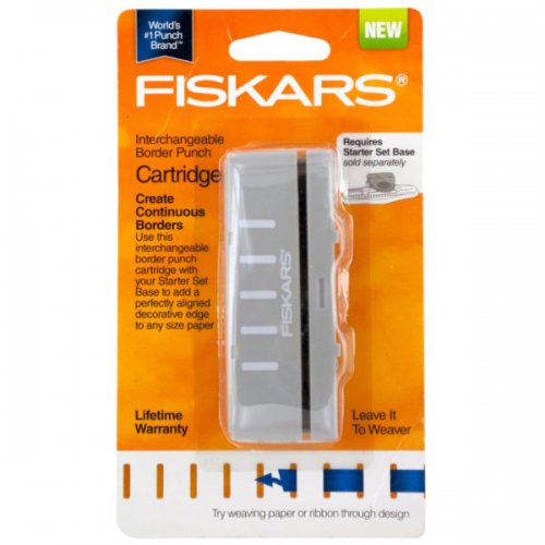 Fiskars Leave It To Weaver Border Punch Cartridge