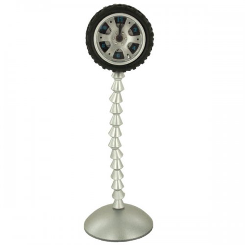 Tire Clock With Movable Arm