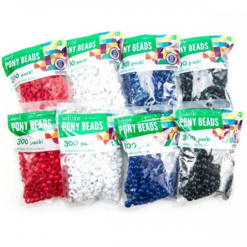 Plastic Pony Beads Assortment