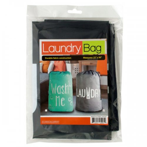Large Printed Drawstring Laundry Bag