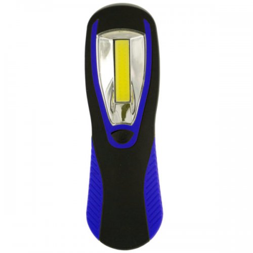 Blue &amp; Black Emergency Cob Magnetic Work Light With Hook