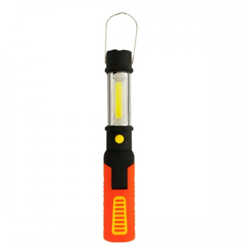Orange &amp; Black Led Work Light With Rotating Head &am