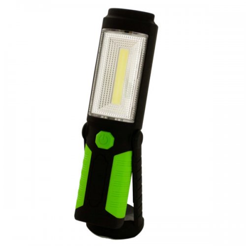 Green &amp; Black Led Work Light With Magnetic Base &amp