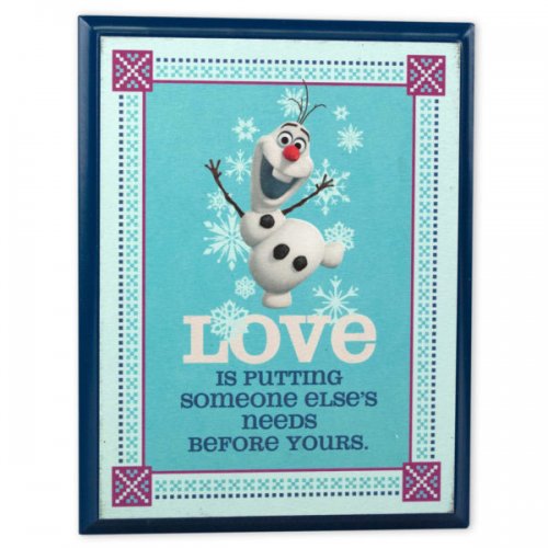 Disney&#039;s Frozen Plaque Olaf