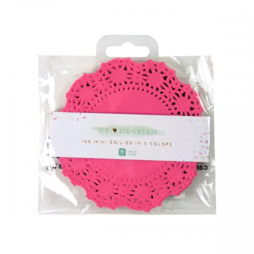 Small Doilies 100 Pk Assorted Colors