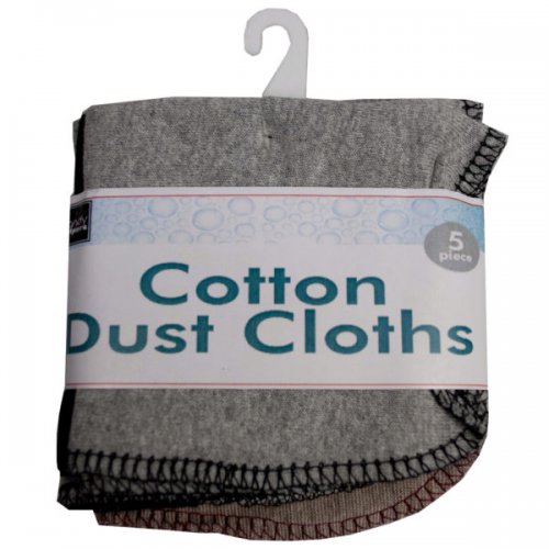 5 Pc Cotton Dust Cloths