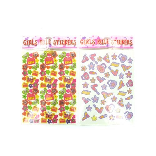 Girls Rule Stickers