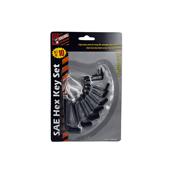 10 Piece Sae Hex Key Set