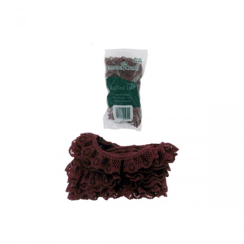 Cranberry-colored Lace For Crafting Or Sewing
