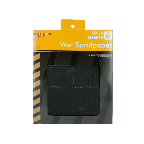 6 Pk Wet Sandpaper