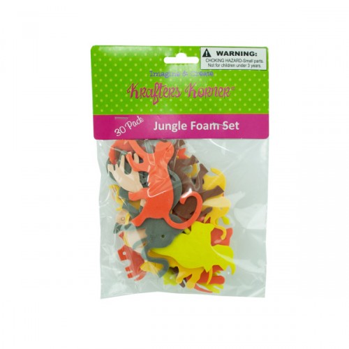 Craft Foam Jungle Animals