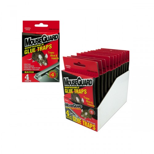 4 Pack Baited Glue Traps (12 Packs Per Pdq)