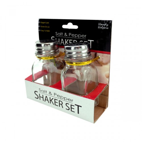 Squared Salt And Pepper Shaker Set