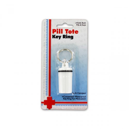 Pill Holder Key Ring