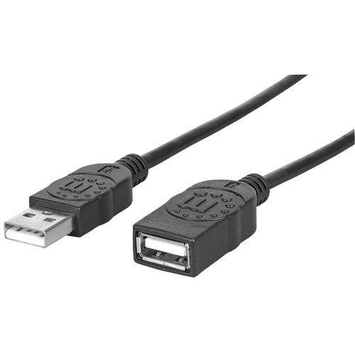 Manhattan A-male To A-female Usb 2.0 Extension Cable (10ft)