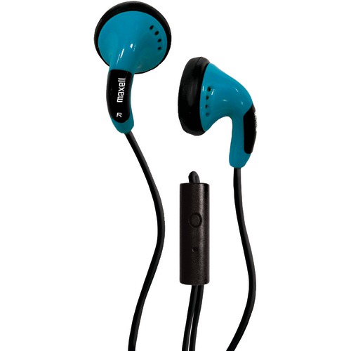 Maxell Color Buds With Microphone (blue)
