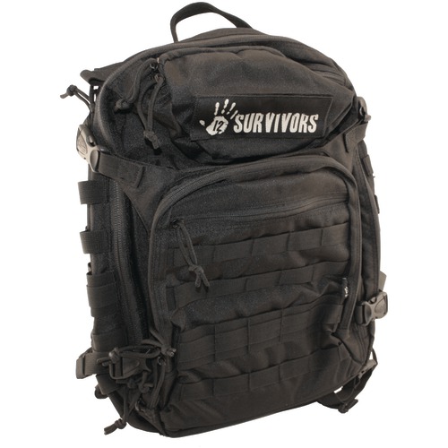 12 Survivors Tactical Backpack (black)
