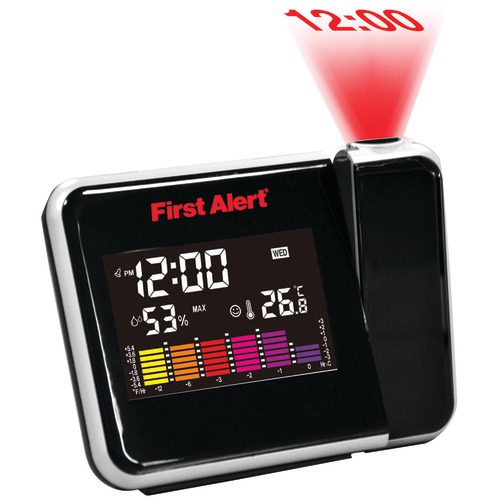 First Alert Weather Station Projection Alarm Clock