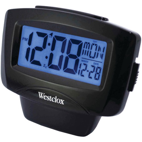 Westclox Large Easy-to-read Lcd Alarm Clock With Day And Date