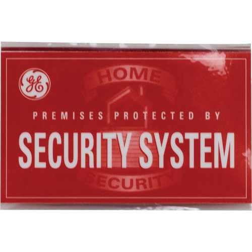 Ge Self-adhesive Security Decals, 5 Pk