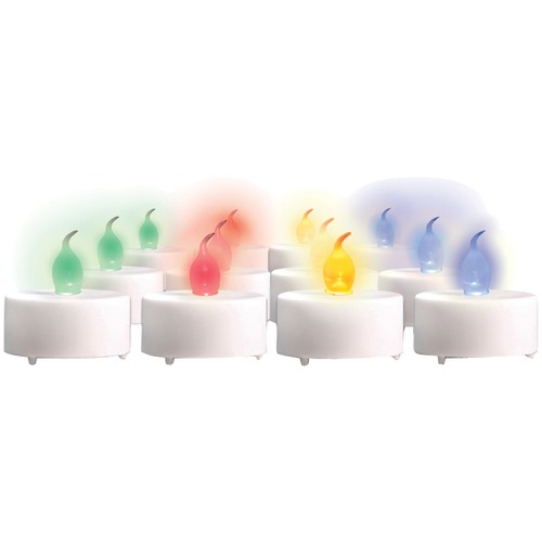Northpoint 12-piece Multicolored Led Tealight Set