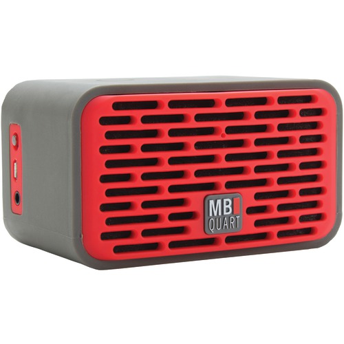 Mb Quart Dual-driver Bluetooth Speaker (gray Rubber Cover &