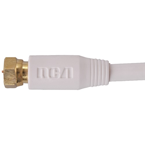 Rca Rg6 Coaxial Cable (6ft; White)