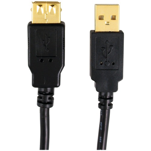 Axis A-male To A-female Usb 2.0 Cable, 6ft
