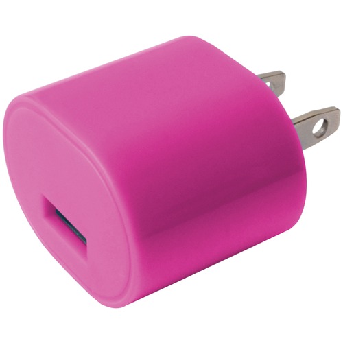 Iessentials 1-amp Usb Wall Charger (pink)