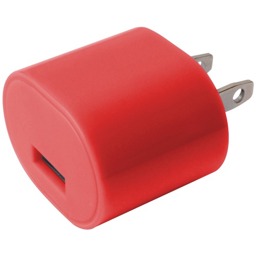 Iessentials 1-amp Usb Wall Charger (red)