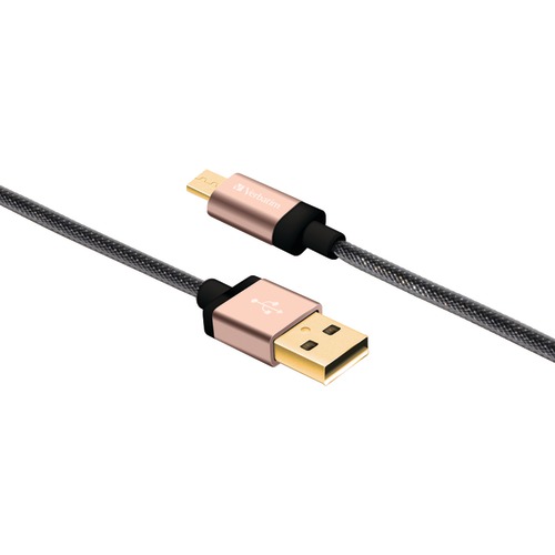 Verbatim Sync &amp; Charge Micro Usb Cable, 47&quot;