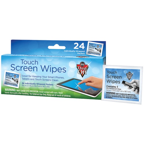 Dust Off Touchscreen Wipes (24-ct)