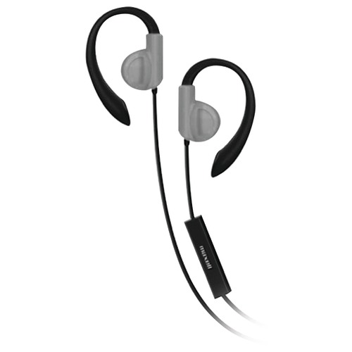 Maxell Fitness Earhooks With Microphone (silver)