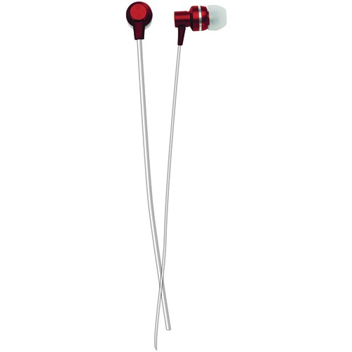 Naxa Metallix Isolation Stereo Earbuds (red)