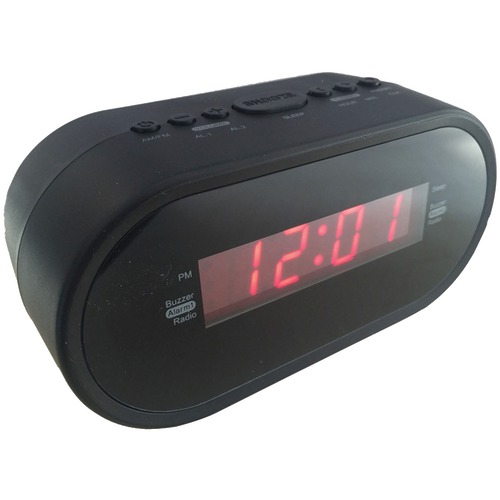 Sylvania .6&quot; Digital Alarm Clock Radio
