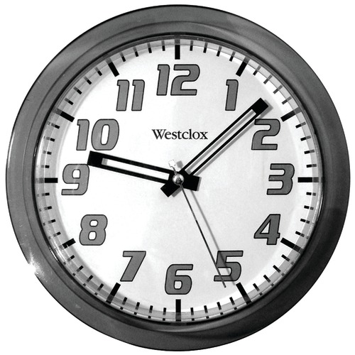 Westclox 7.75&quot; Translucent Wall Clock (black)